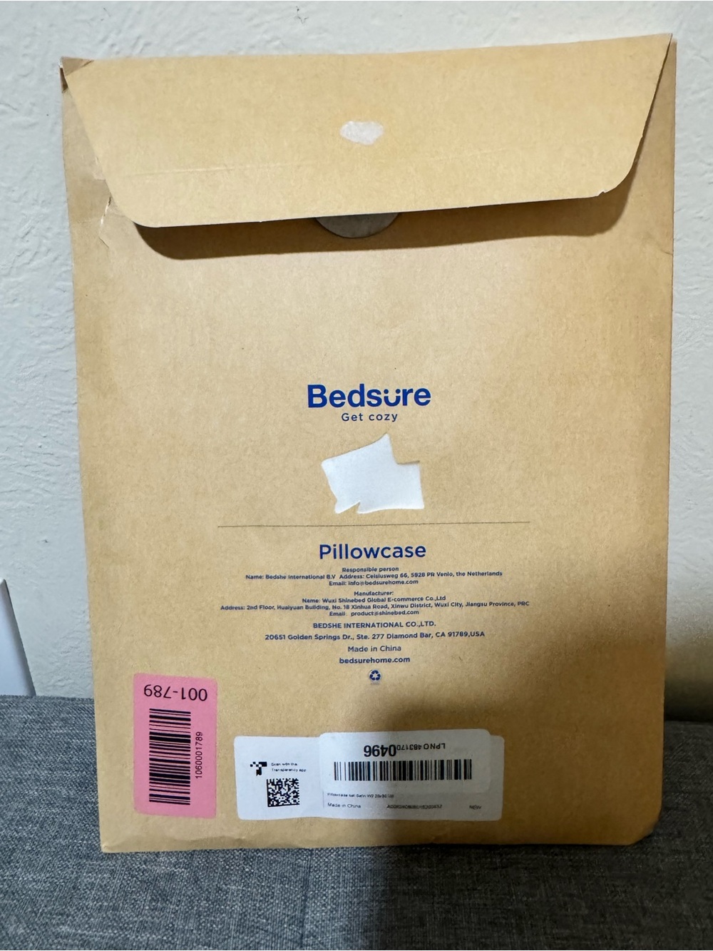 Bedsure White Pillowcase - Soft Cotton Pillow Cover